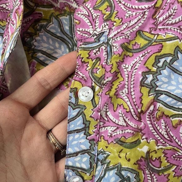 Hampton House Tuckernuck Hunter Dress in Fuchsia Floral Sz XS - Picture 8 of 12